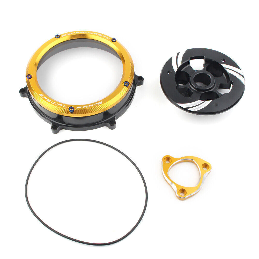 Clear Clutch Cover Protector Guard for Ducati Panigale 1199 1299 959 R S 12-20