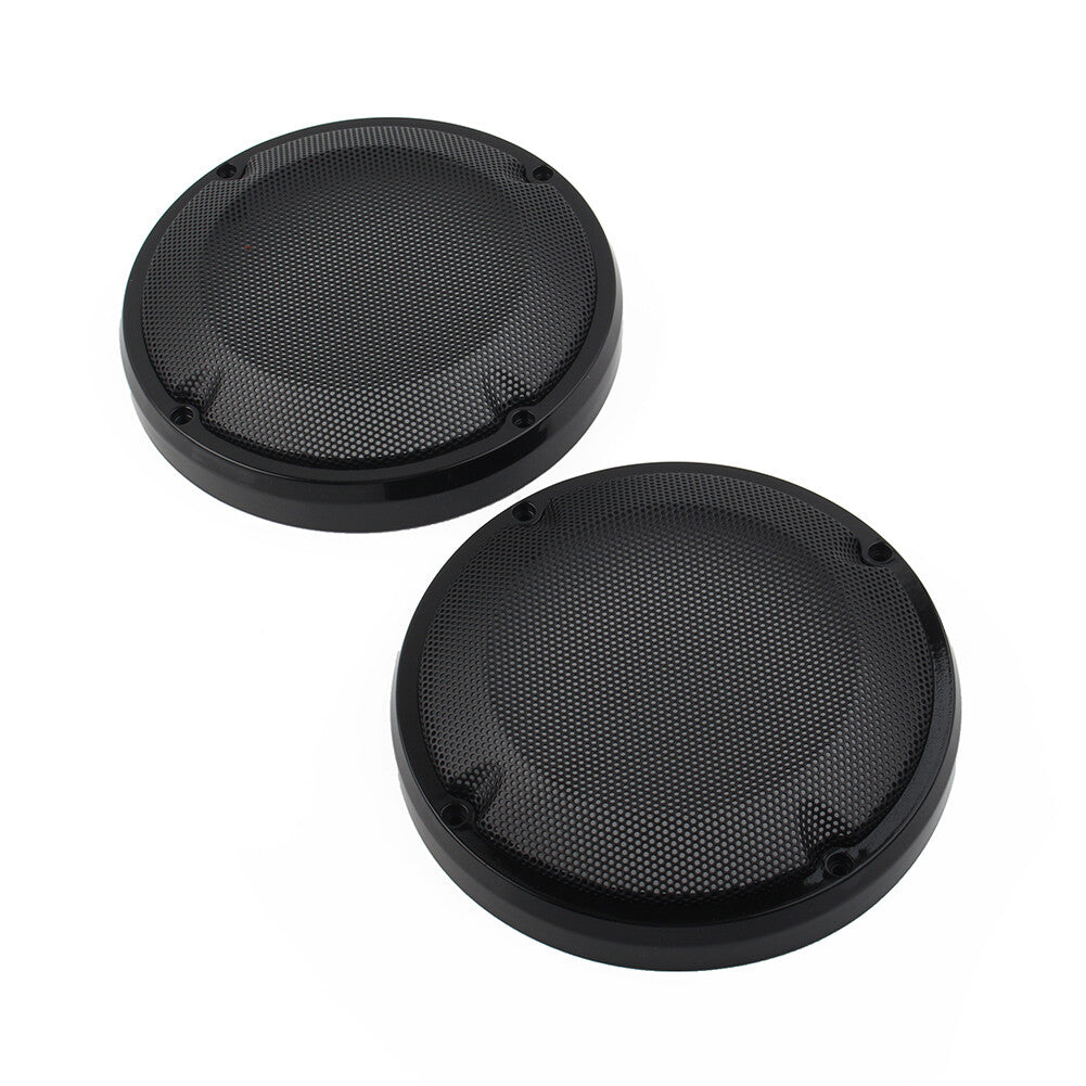 for Harley Touring Electra Glibe Black Saddlebag Lid Speaker Grill Mesh Cover