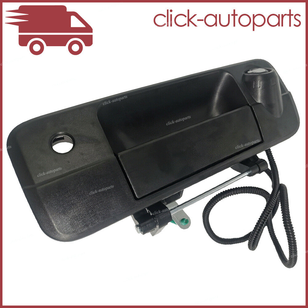 Black Tailgate Handle w/Wire  Backup Camera For 2016-2021 for Toyota Tacoma Tundra Q