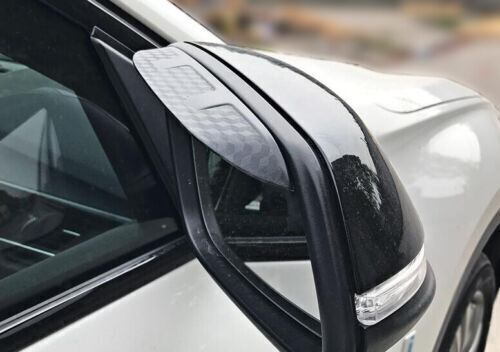 Rear View Mirror Carbon Fiber Fit for BMW X2 F39 2018-2021 ABS Rain Eyebrow Trim