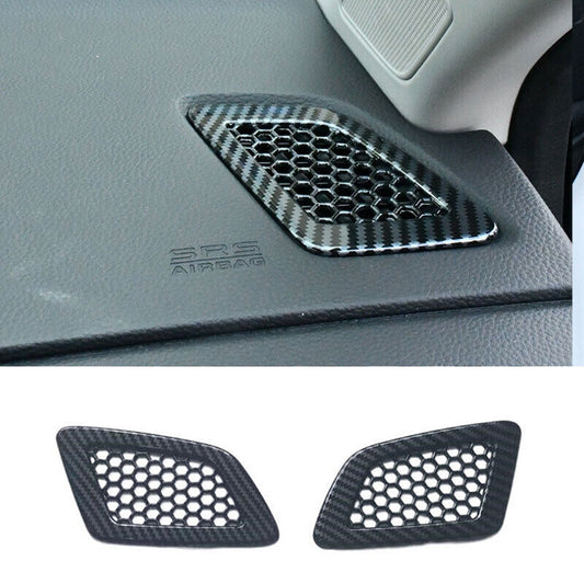 for Honda CR-V 2023-2024 Carbon Fiber Inner Dashboard Upper Air Outlet Vent Trim