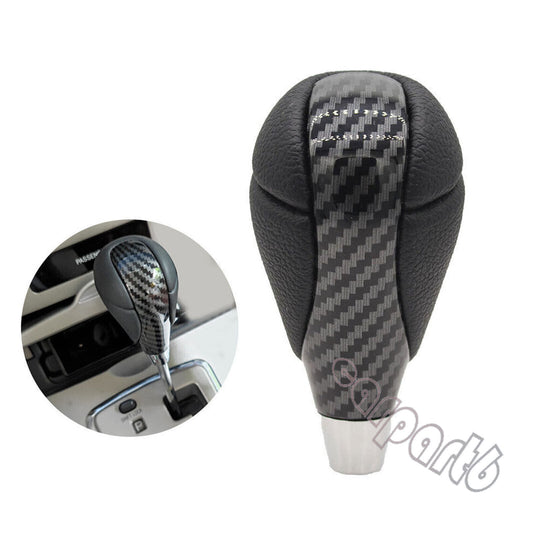 Carbon Fiber Automatic Gear Stick Shift Knob Leather for Lexus IS250 2006 - 2012 Q