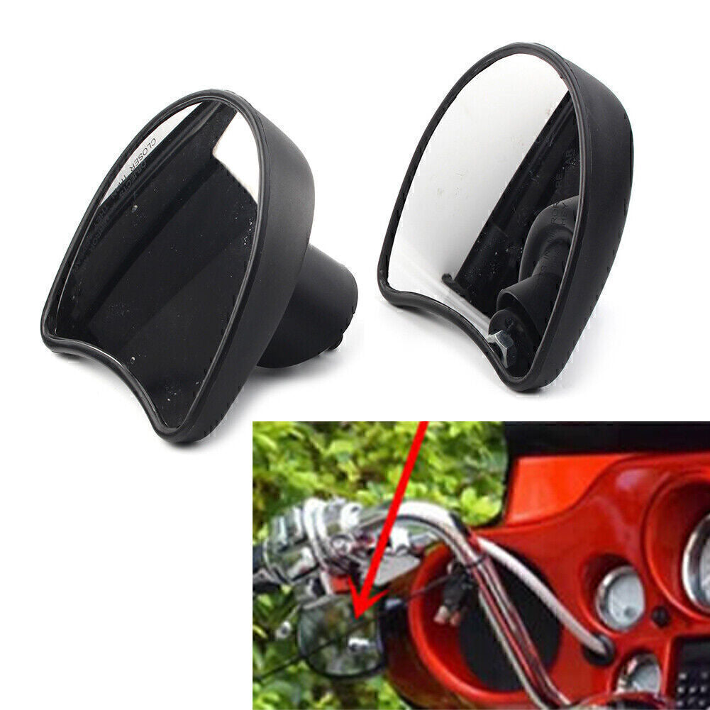 2X Motor Inner Fairing Mount Rearview Mirrors Fit for Harley Street Glide FLHX FLHTK Q
