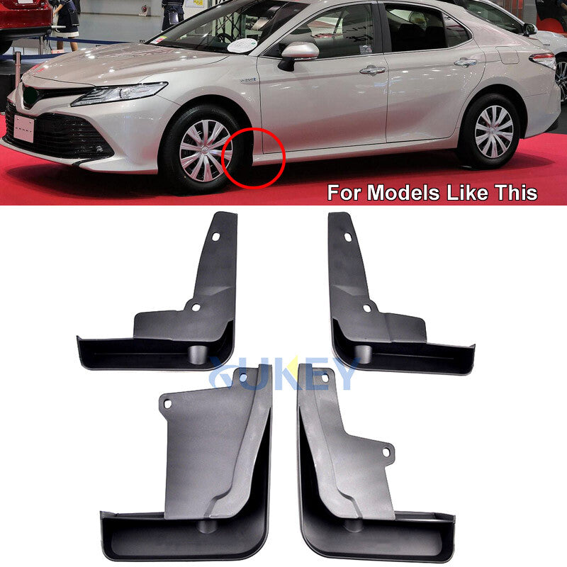 Front Rear 4Pc Fender Flares Cars for Toyota for Camry 2018 L Le Mudflaps Mud Guard Q