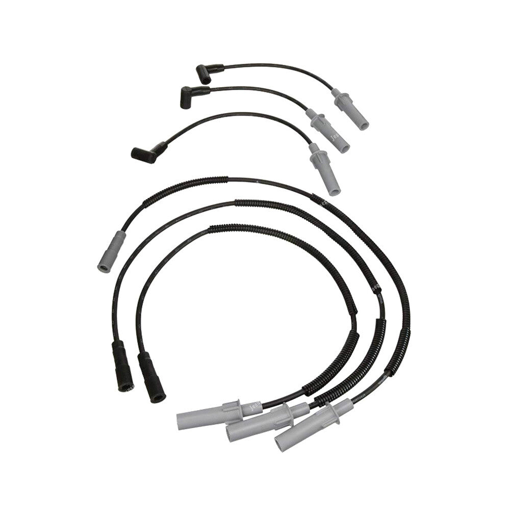6Pcs Spark Plug Wire Set Fit For 2007-2011 for Jeep for Wrangler 3.8L 68017712AC Q