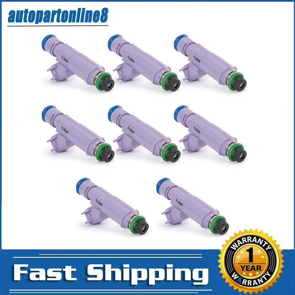 8x Fuel Injector fits M-9593-LU24A 9L3E-E7A for Mustang 4.6L V-8 2005-2010