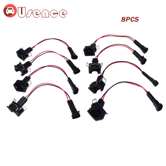8X Injector Adapters For LQ4, LQ9 4.8 5.3 6.0 Wire Harness to LS1 LS6 LT1 EV1