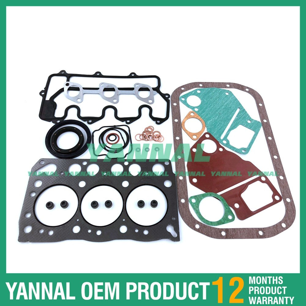 3LD1 Full Overhaul Gasket Kit for Isuzu Engines, Suitable for Sumitomo SH30UJ, SH32J, and SH35J.