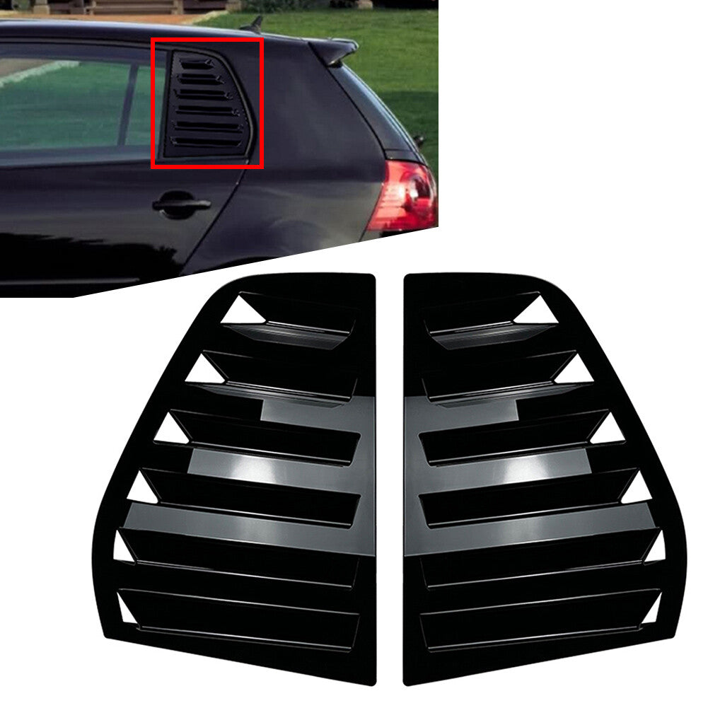 Rear Window Louver Shutter Cover Trim for VW for Golf MK5 2004-2008