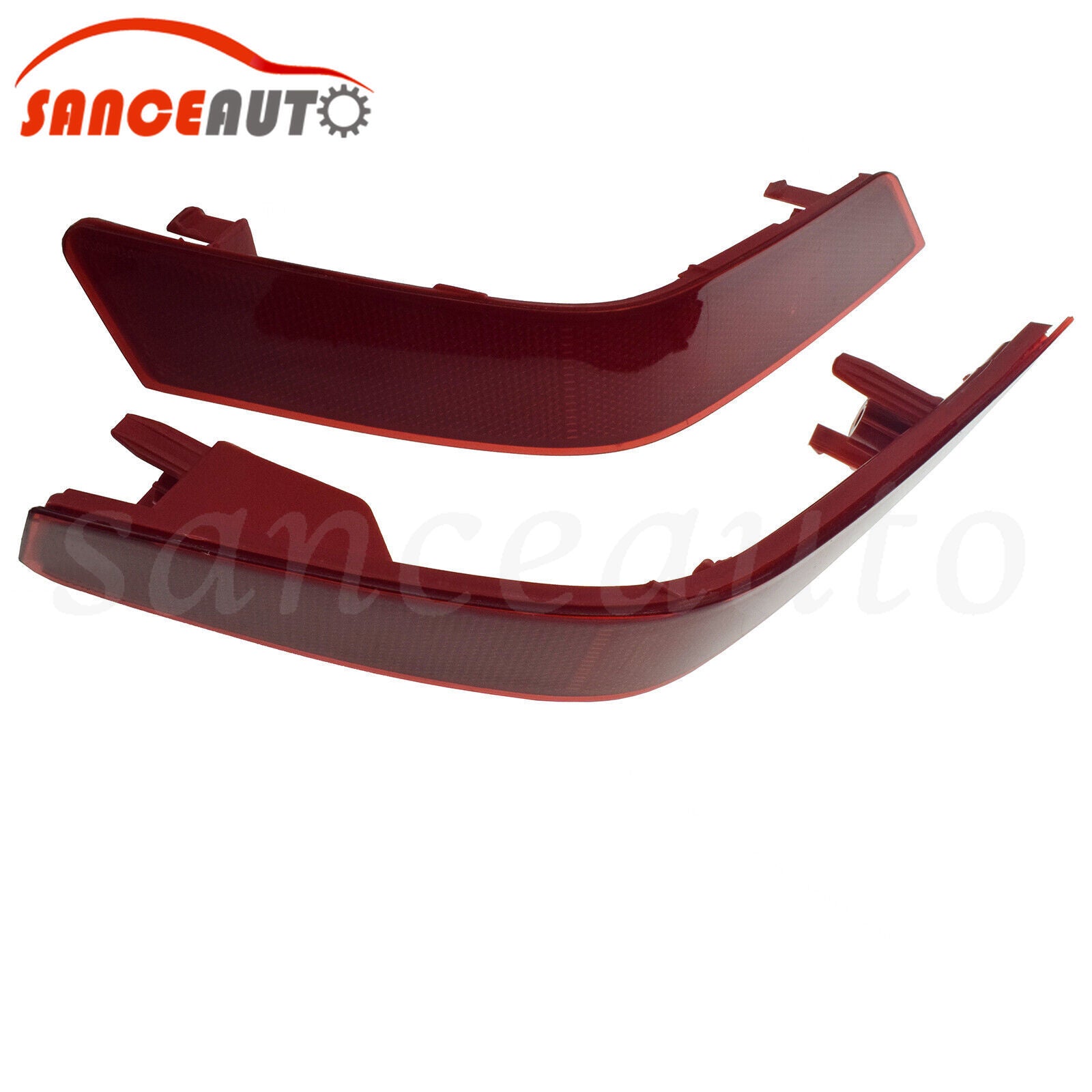 A pair of left and right rear bumper marker light reflectors for the Rogue 2017 - 2020 n