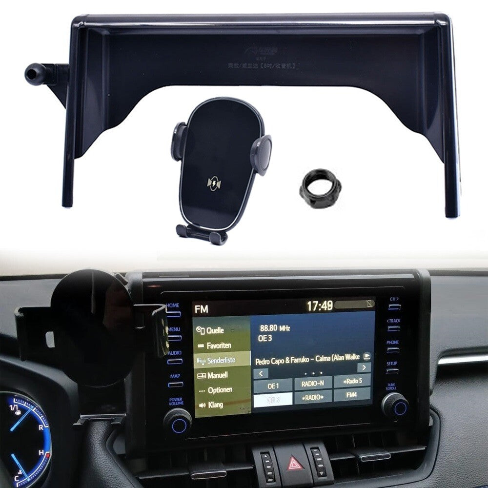 360-degree mobile phone holder/mount for RAV4 8-inch screen (2019-2024) n