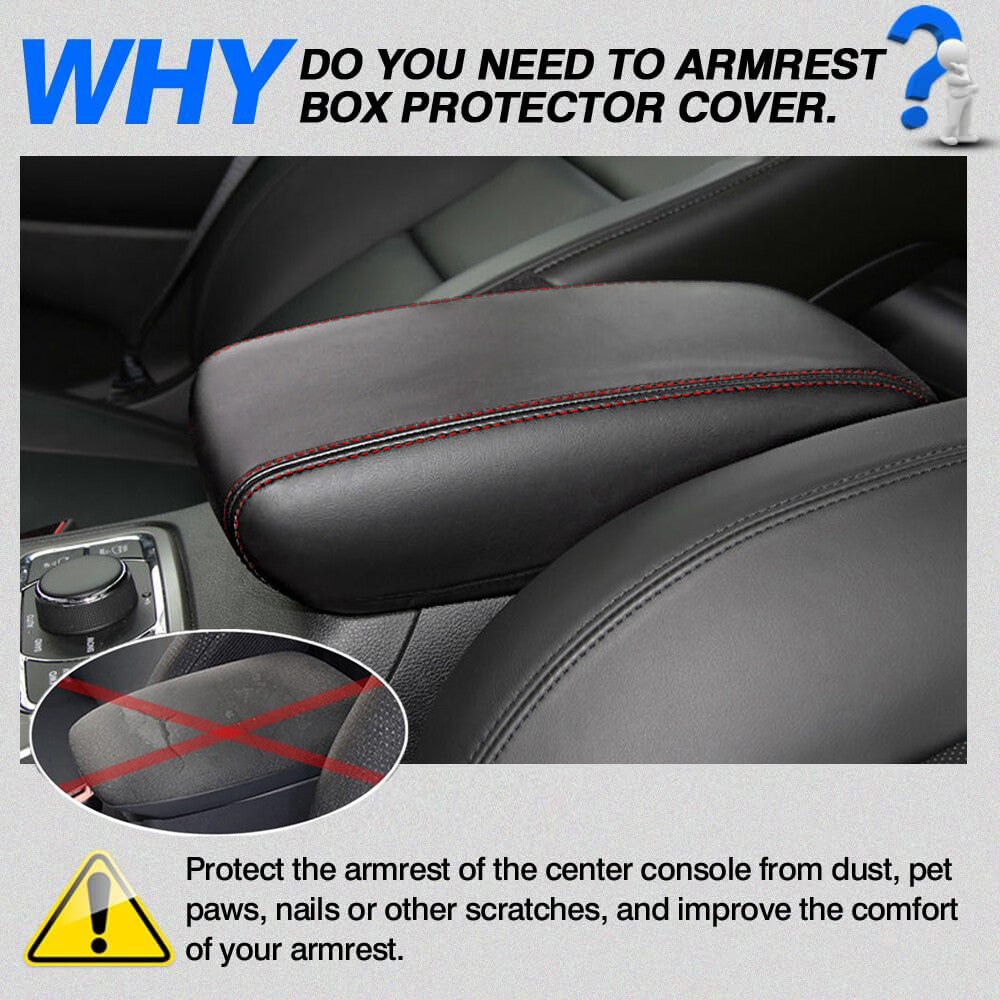 Leather Car Center Console Cover/Armrest Cover for Jeep Grand Cherokee 2022-2024 n