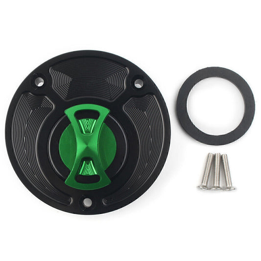 CNC Fuel Gas Tank Cap Green Fit for Yamaha R6 R1 FZ1 FZ6 VMAX MT01 FZ16 YZF R15 R125 Q