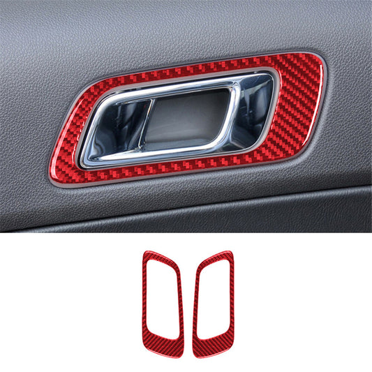 2Pcs Carbon Fiber Steering Wheel Button Cover Trim for Lexus GS300/350/430/450h v