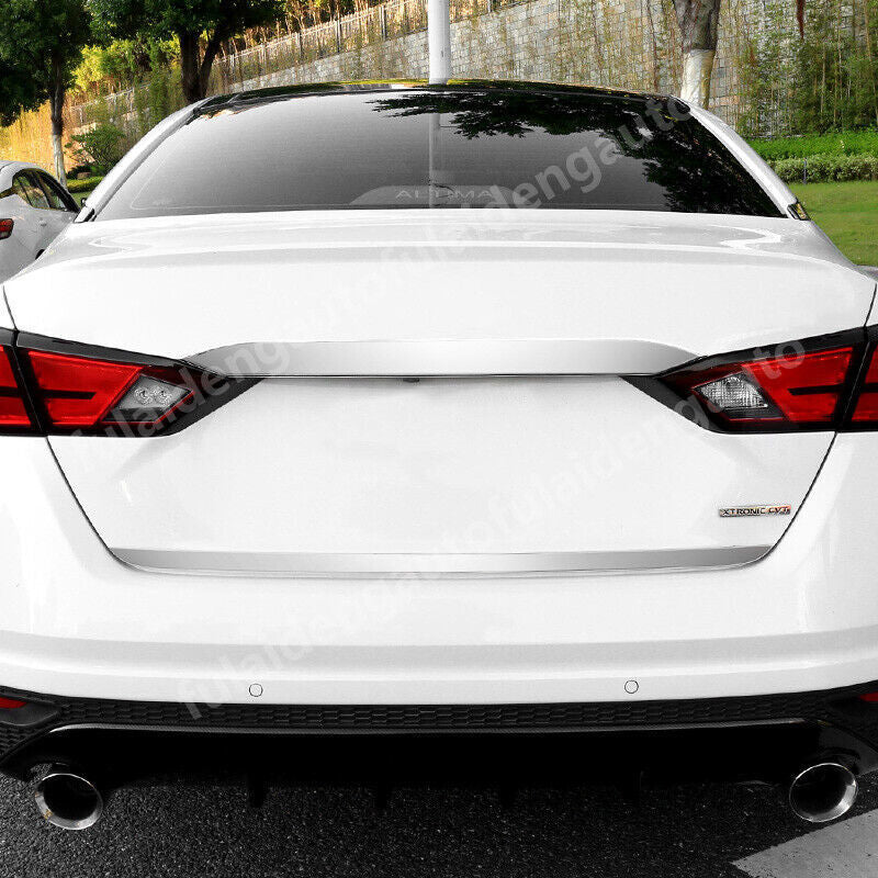 for Nissan Altima 2019-2022 Chrome Rear Tail Gate Door Trunk Lid Protection Trim
