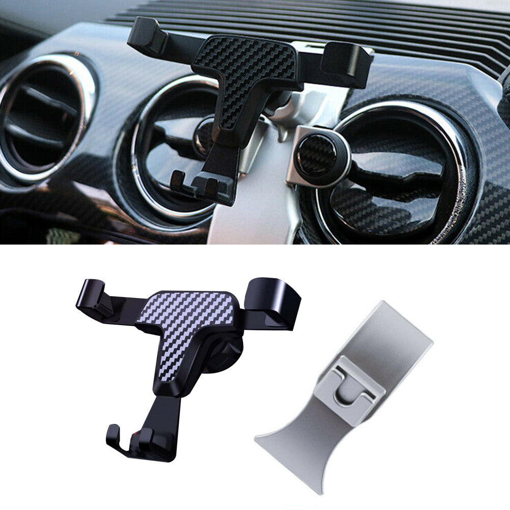 Black car vent mount, cradle holder, smartphone holder for Ford for Mustang 2015 - 2019
