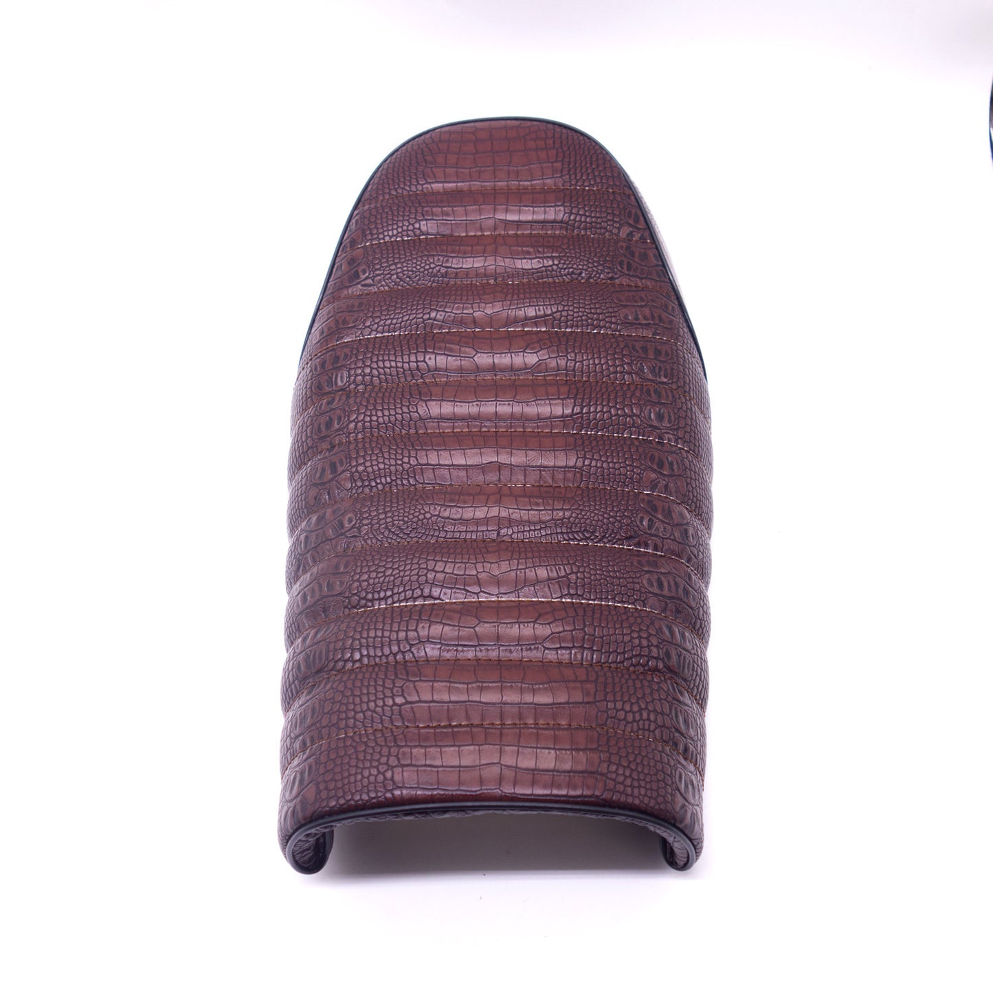 Brown Flat Brat Saddle Serpentine Vintage Cafe Racer for Seat for Honda CB350 CB400 Q