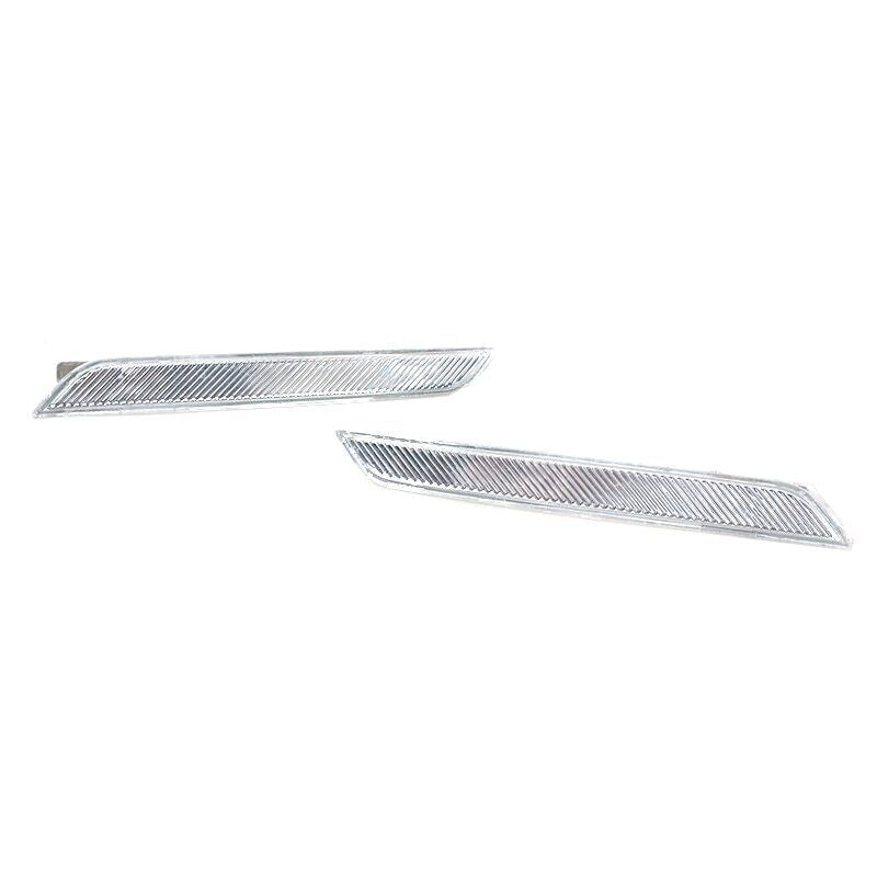 Pair for BMW X6 E71 E72 X5M 2008-2014 Front Bumper Side Marker Reflector Lights