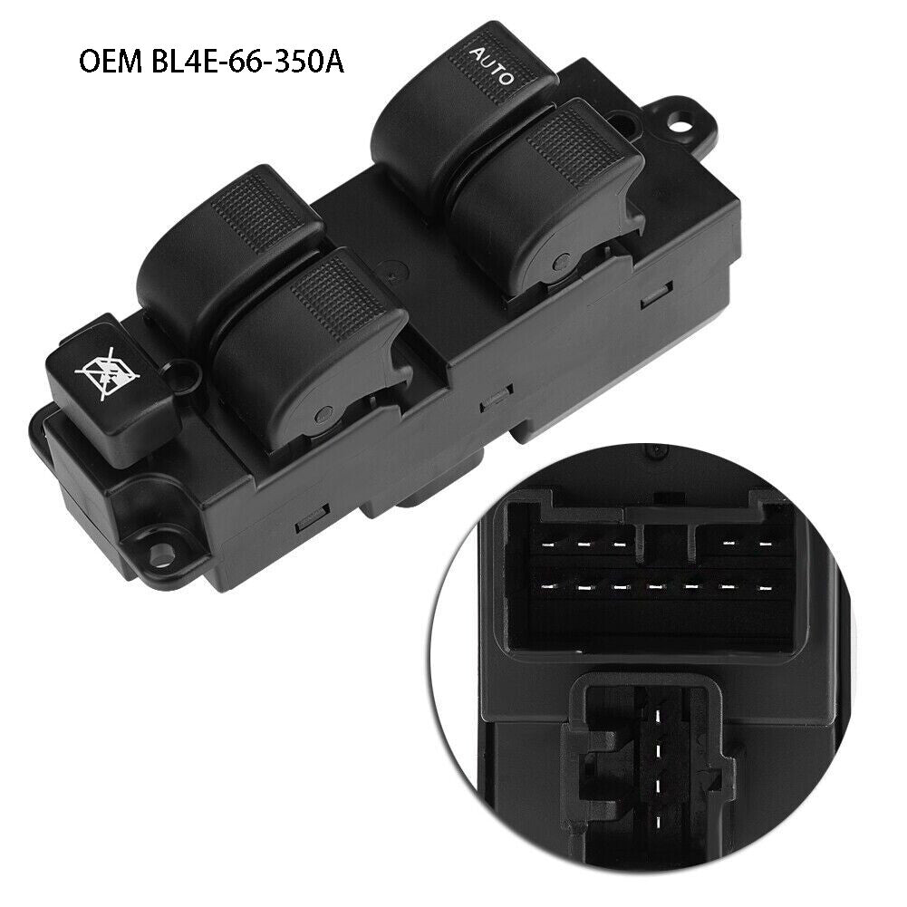For BL4E?66?350A BLACK Electric Power Window Master Control Regulator Switch NEW