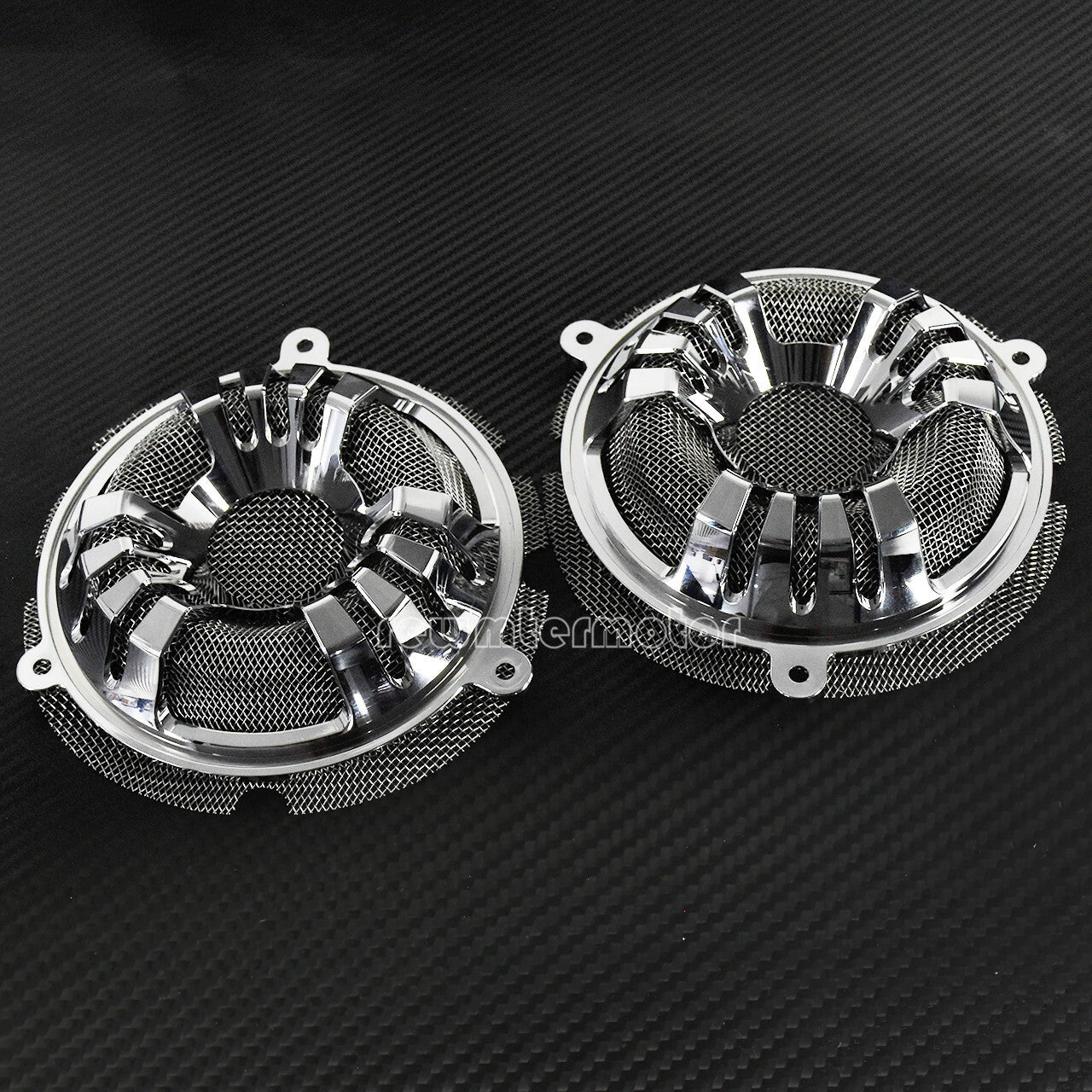 Billet Front Speaker Grill Masks Cover Fit for Harley Touring FLHTKL CVO 2014-19 Q