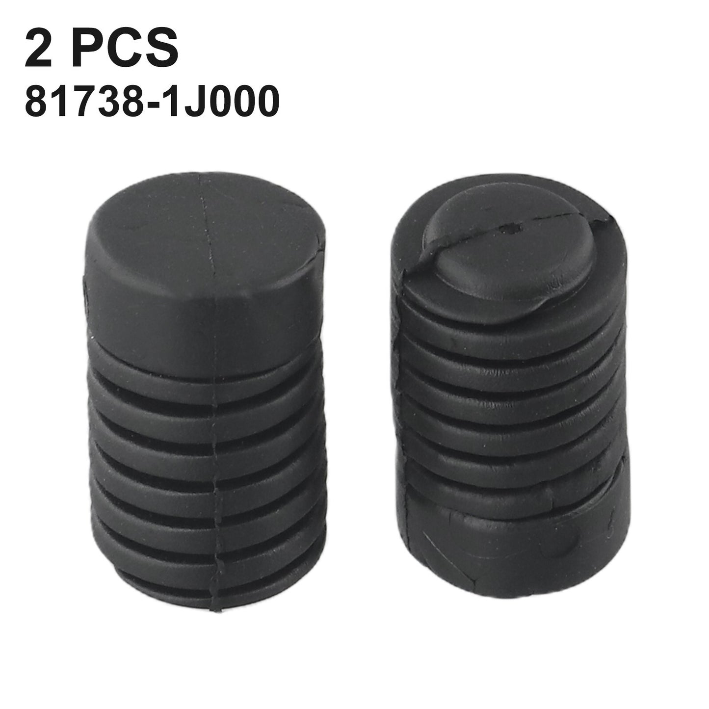 Black Car Hood Tailgate Rubber Stop Buffer Cushion For Pack Of 2 v