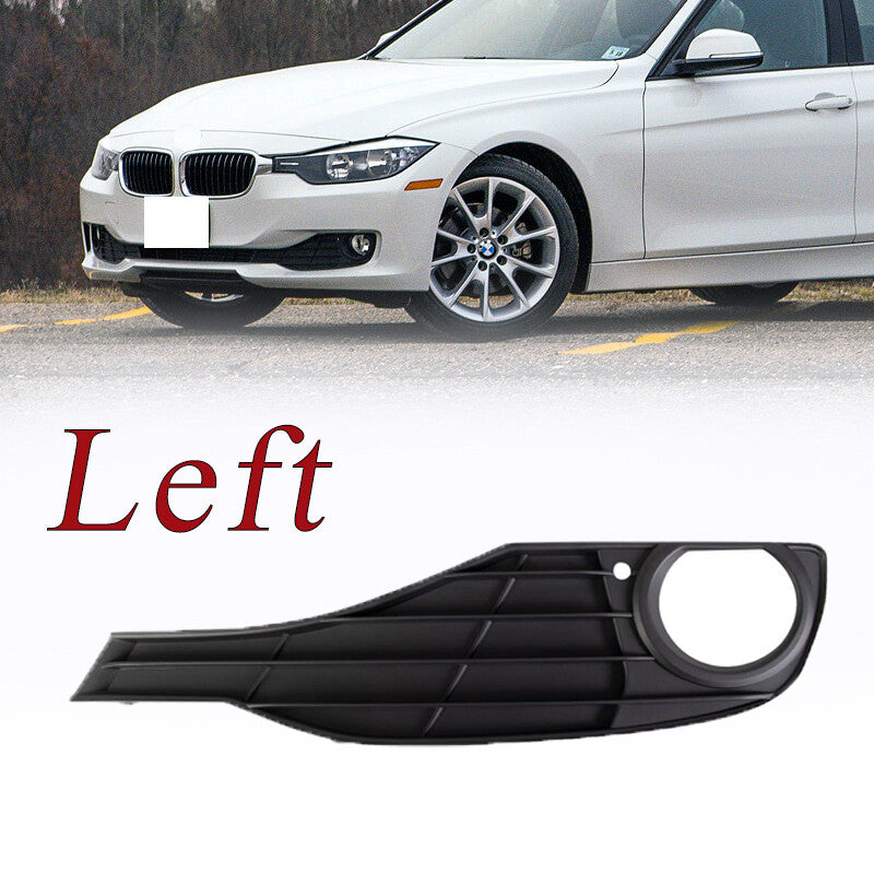 piece left for BMW 320i 328d 2012 - 15 front textured black fog light bezel