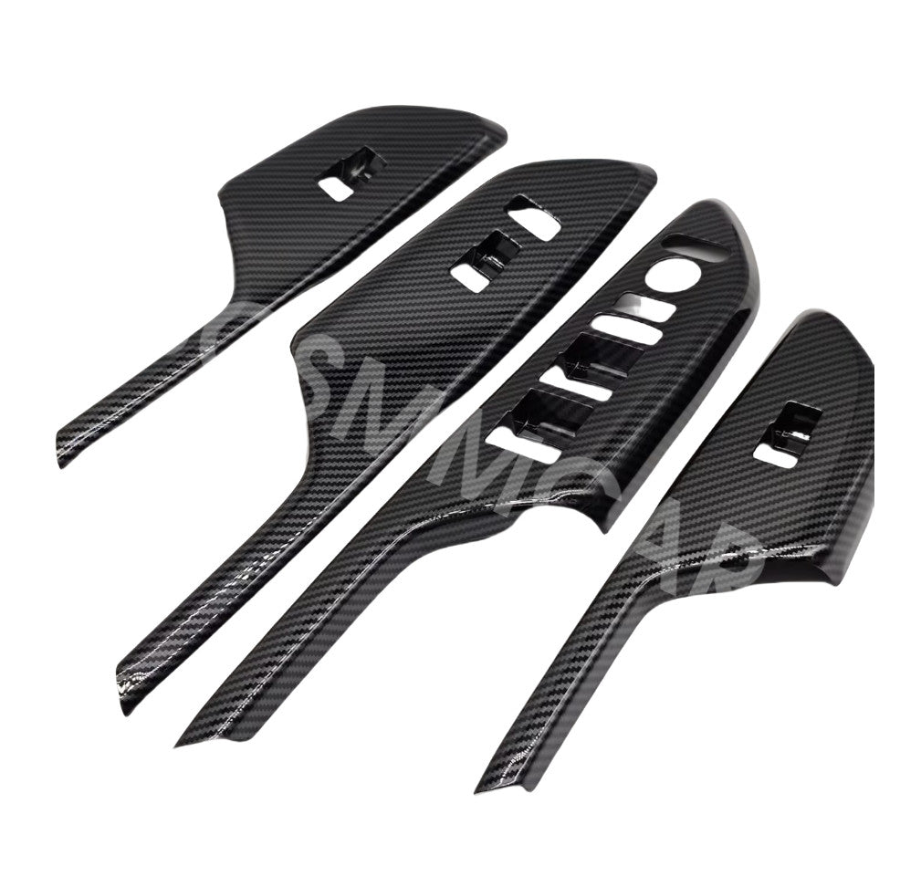 Fit for Honda for Civic 2016-2020 Interior Door Window Switch Cover Trim Decoration