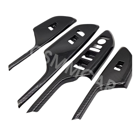 Fit for Honda for Civic 2016-2020 Interior Door Window Switch Cover Trim Decoration