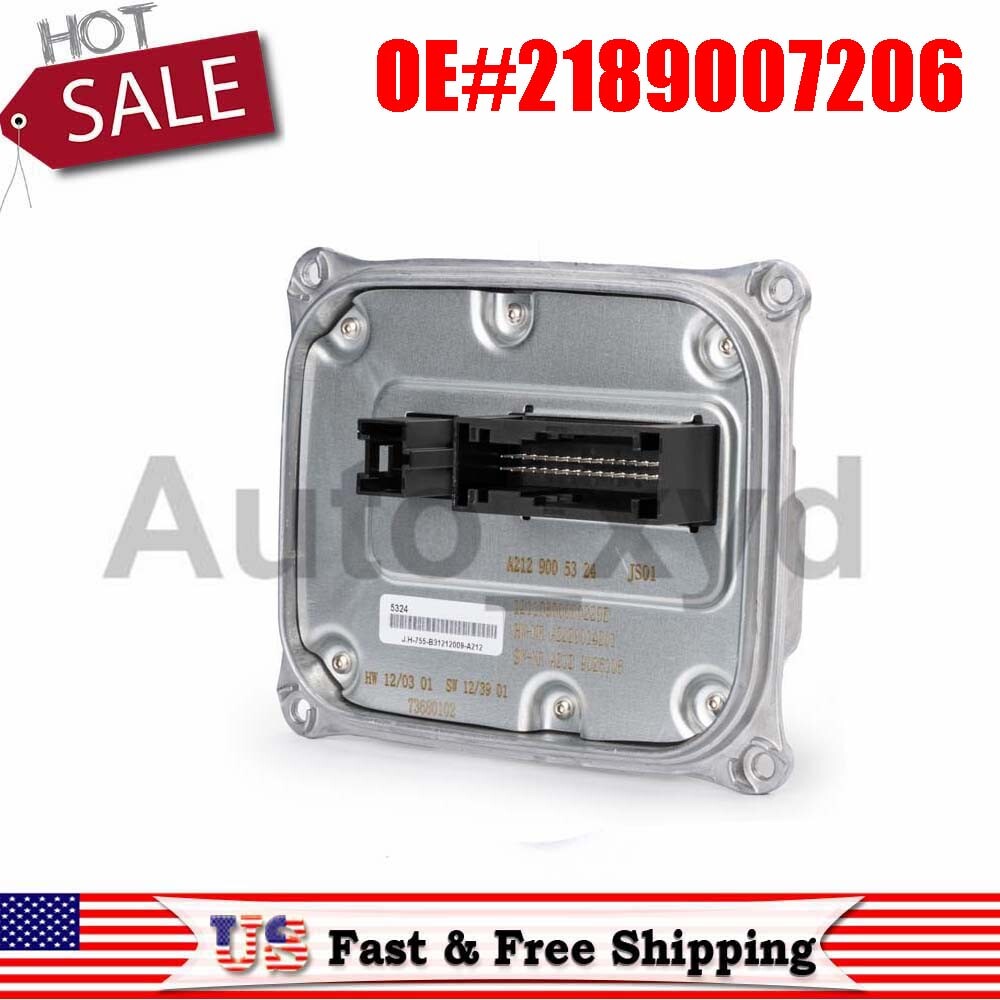 1x 2189007206 LED headlight ballast control unit for Mercedes-Benz E63 AMG E200