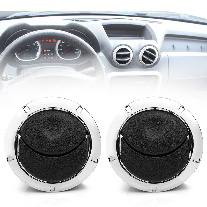 2 X Car Air Outlet Heater Grille Steering Cover for Dacia Logan MK1 2004-2011