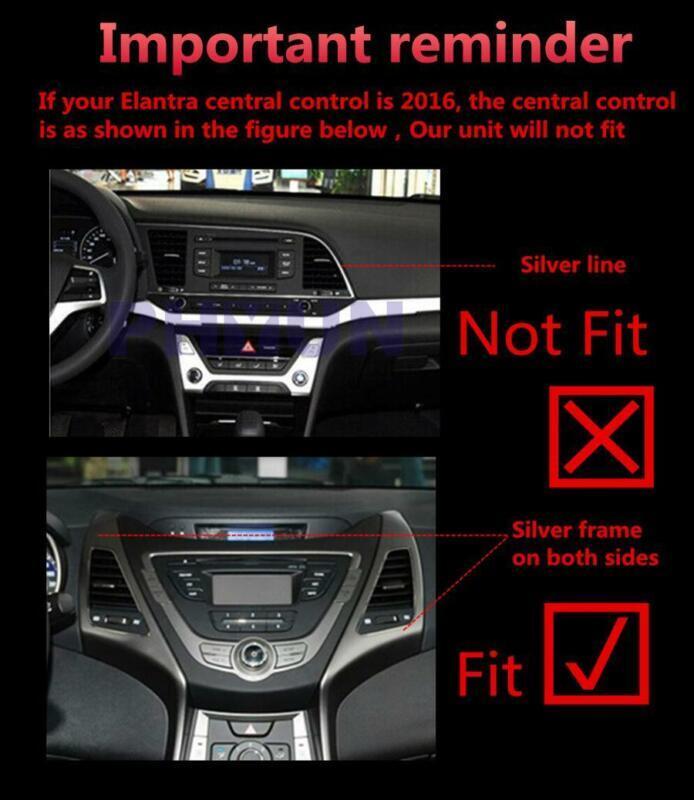 for Hyundai for Elantra 2014 - 16.9-inch Android 9.1 Quad-core 2+32GB Car Stereo Radio GPS n