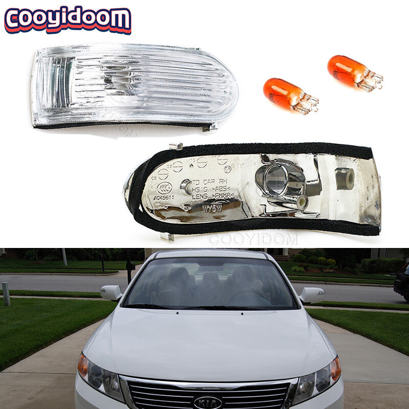 1. Dual mirror turn signals for Kia Forte Koup 2009, 2010, 2011, and 2012: Left + Right