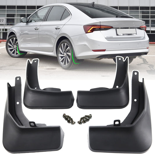 Set for Skoda Octavia NX 2020-2022 Mud Flaps Splash Guards Mudguards Front Rear Q