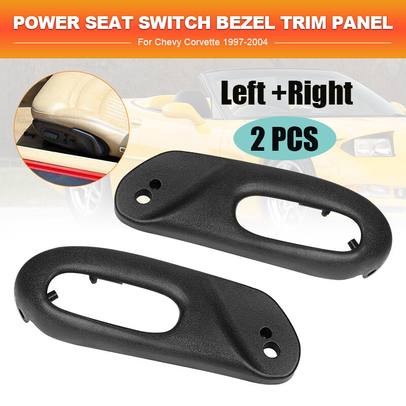 Power for Seat Switch Bezel Trim Panel Left Right For 1997-2004 for Chevy for Corvette US