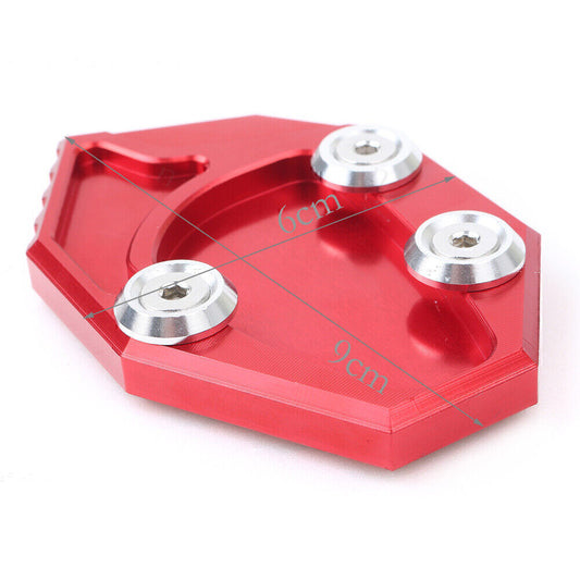 Kickstand Side Stand Enlarger Plate for Kawasaki ZZR1400 ZX14R GTR1400 Red Q