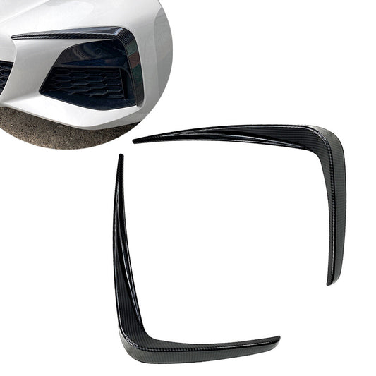 Front Fog Lamp Frame Decoration Trim for BMW 3 Series G20 2019-2022 Carbon Fiber