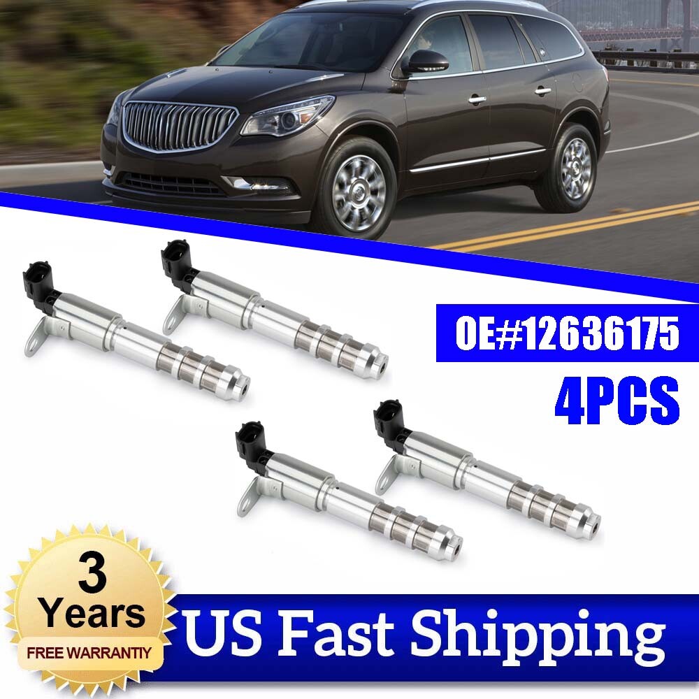 4x for Cadillac ATS CTS SRX STS XTS V6 3.6L Engine Variable Timing Solenoid VVT