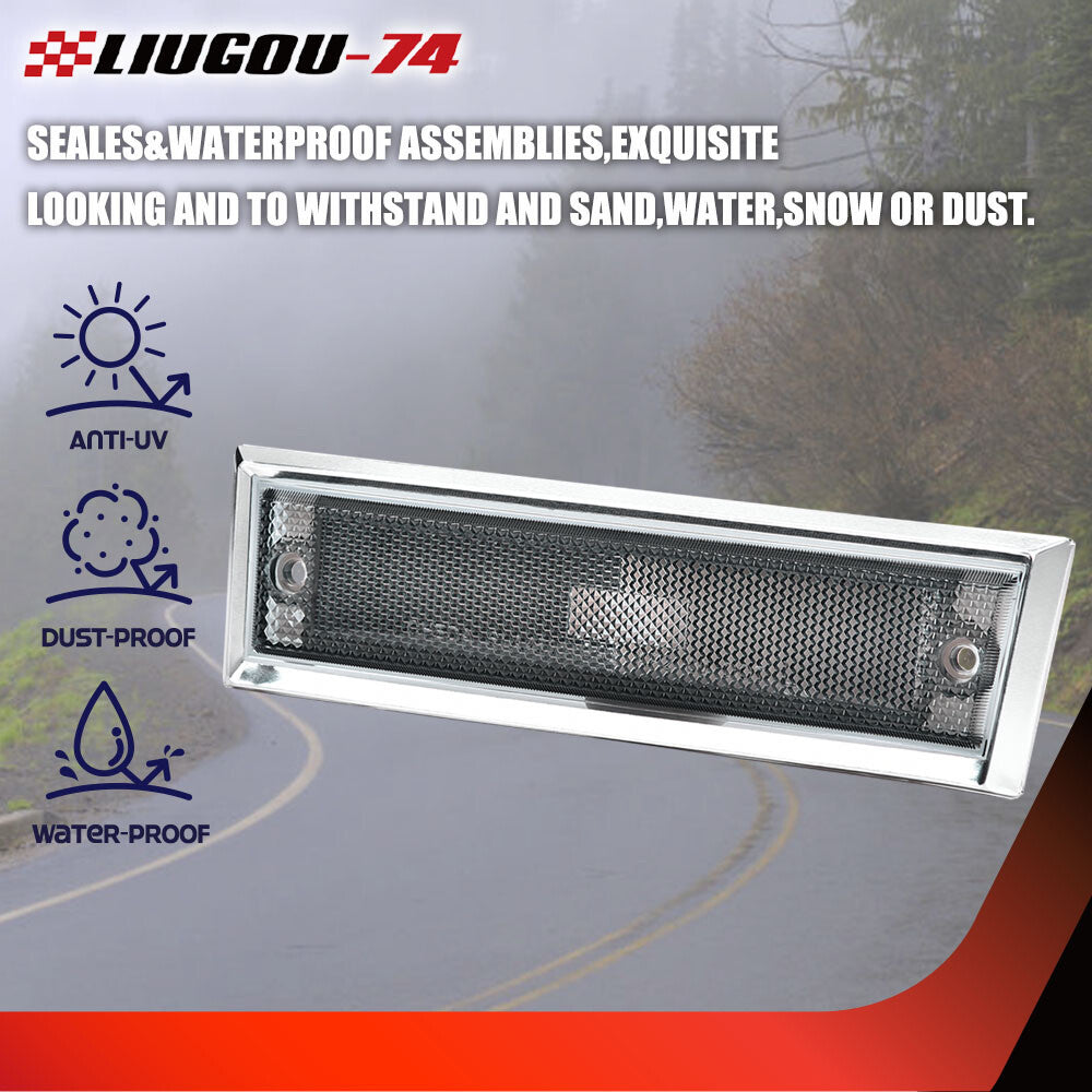 A pair of front signal side marker lights fit 2081-91 Gimcheon pickup trucks.