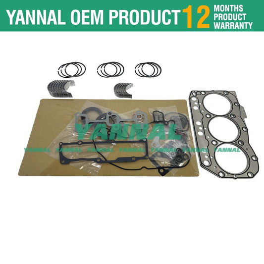 3TNV80 Overhaul Heavy Ring Kit for Ring Kit Main Connecting Bearing Shim STD-
