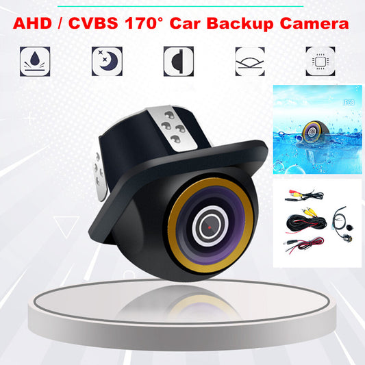 AHD /CVBS 170° Car Backup Camera Night Vision Rearview Parking Camera Waterproof n
