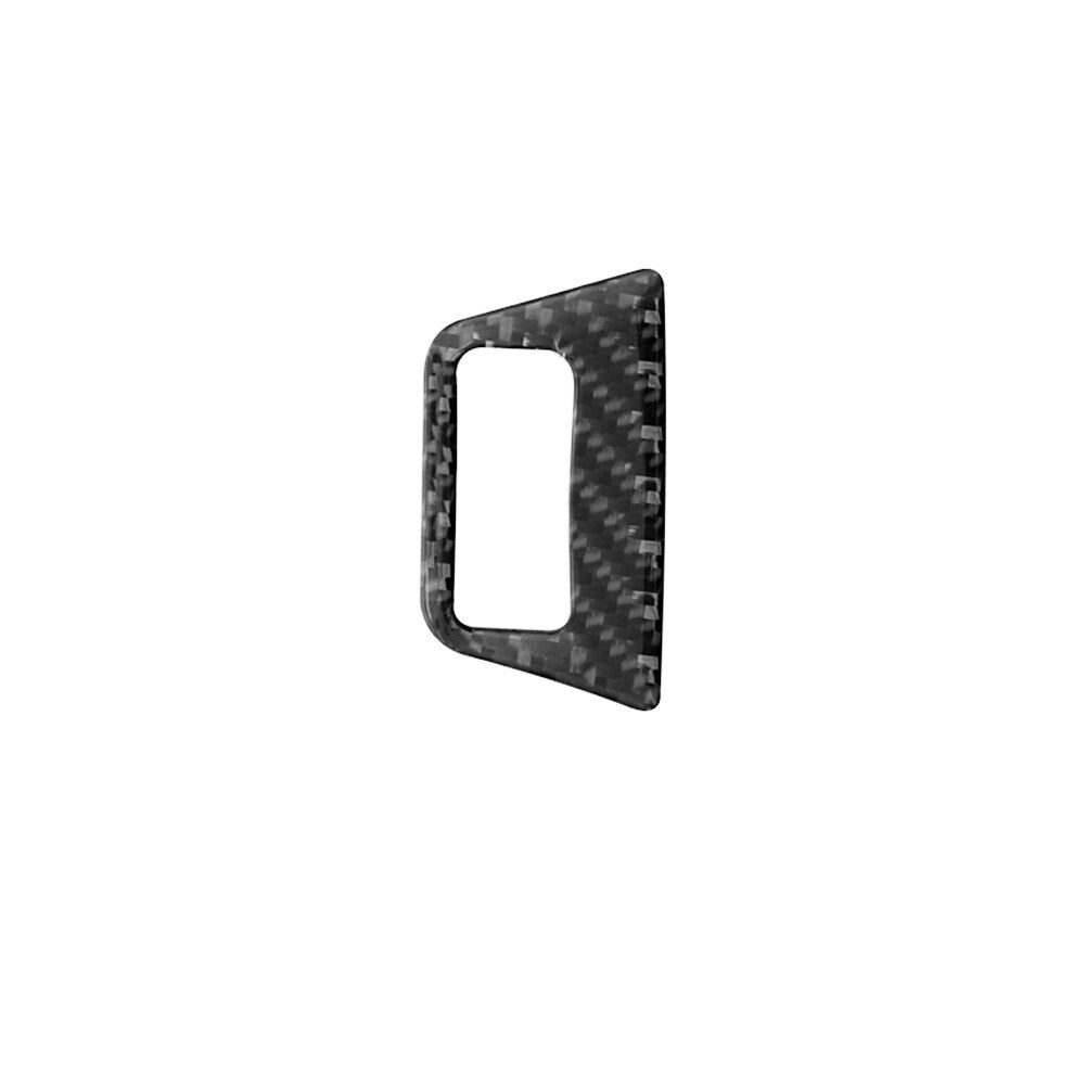 Carbon Fiber Rear Tailgate Lift Button Cover Trim for Audi Q7 2007-2015