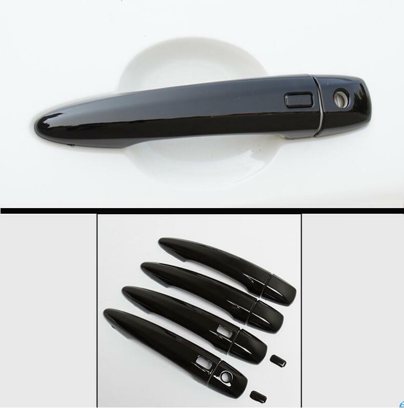 FOR Altima 2019-2020 2021 Glossy black outer door handle cover trim v