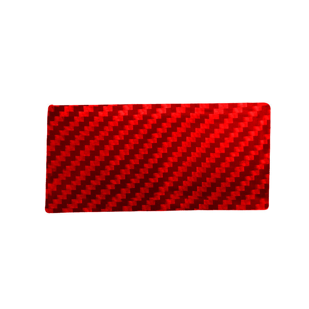 Red carbon fiber interior glove box handle cover trim for Chrysler 200 sedans