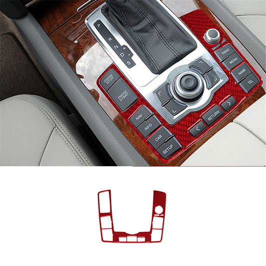 for Mustang Mach-E 2021-2022 2Pcs Dashboard Side Panel Trim Carbon Fiber v