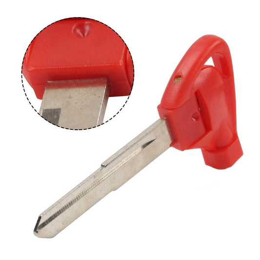 Red Right Ignition Key Blank Shell Case Uncut Blade for Yamaha Motorbike Scooter