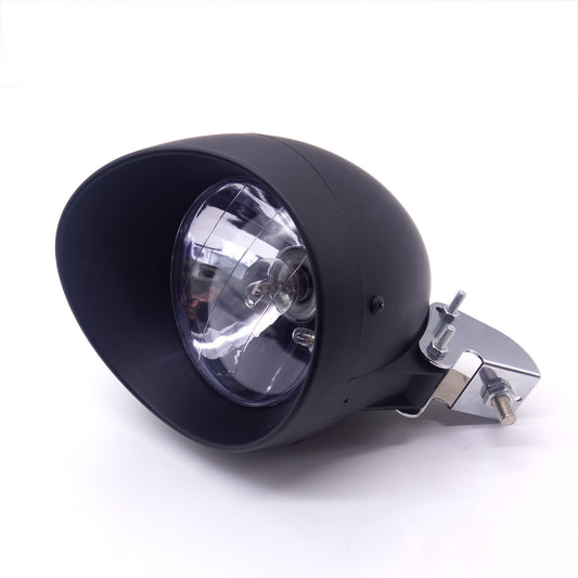 Motorcycle Black Bullet Headlight Head Light Lamp for Harley for Honda for Yamaha Custom Q