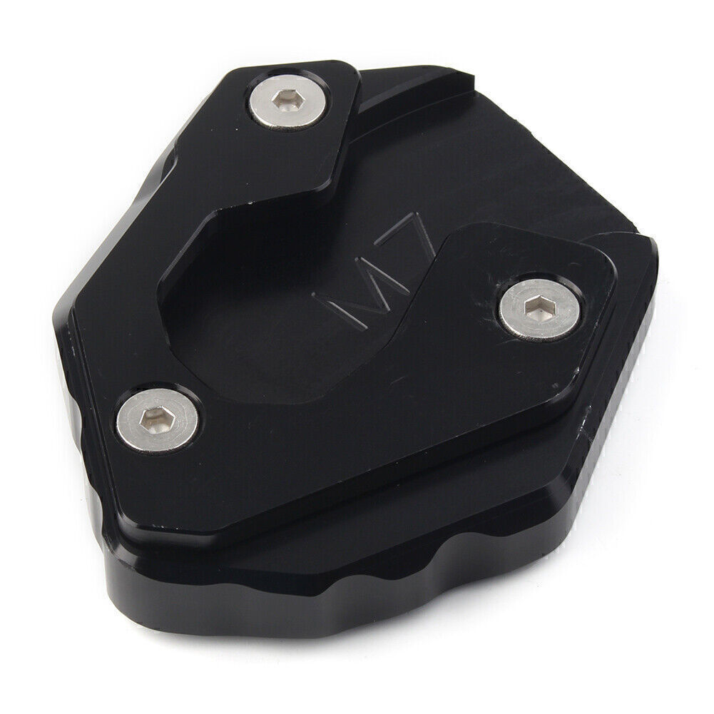 Morocycle Kickstand Side Stand Extension Plate Pad for Yamaha MT-07 FZ-07 Black Q