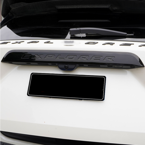 for ford  Explorer 2020-2022 Glossy Black Rear Trunk Lid Molding Cover Trim Decor