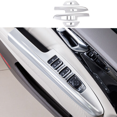 Chrome Pillar Posts Trim for Kia K5 2021-2023 8Pc Set Door Trim Mirror Cover Kit v