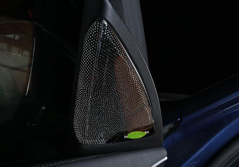 for BMW X3 G01 2018-21 Black Steel Inner A Pillar Post Horn Frame Cover Trim 2P
